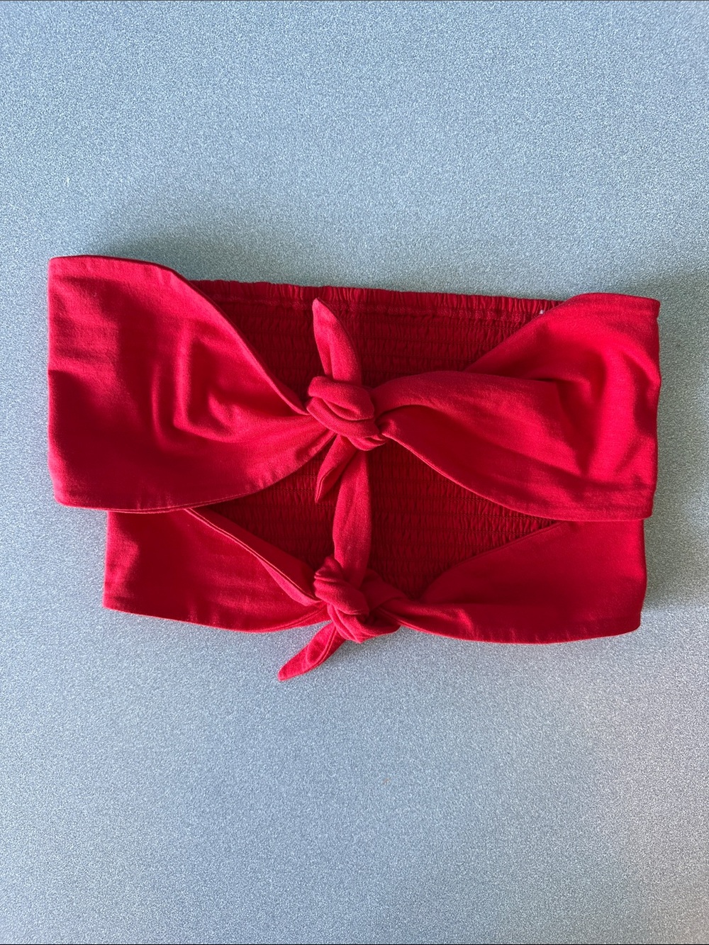 WILFRED | RED | TIE BACK TUBE TOP | MEDIUM | ARITZIA
